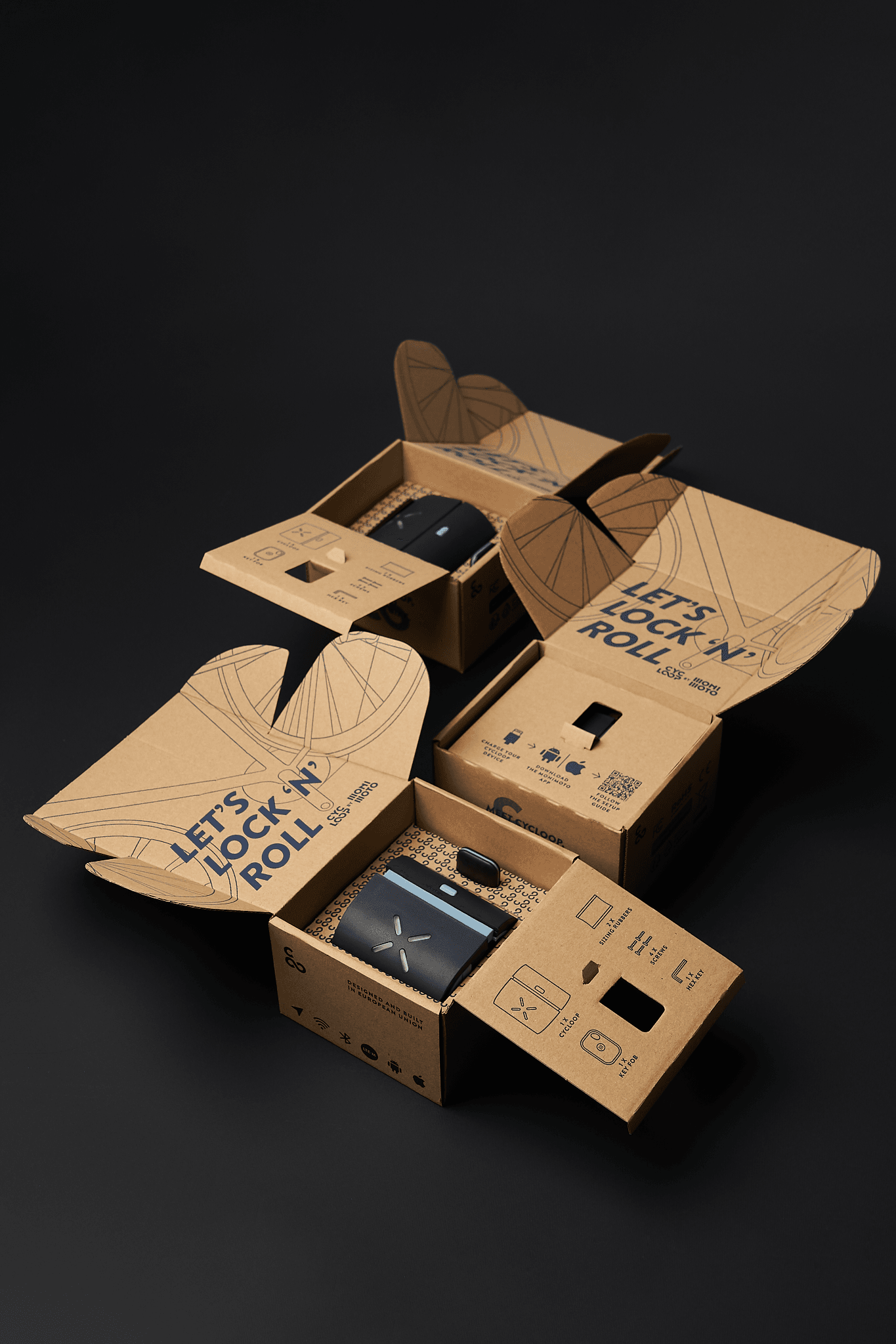 Monimoto packaging by PinProof